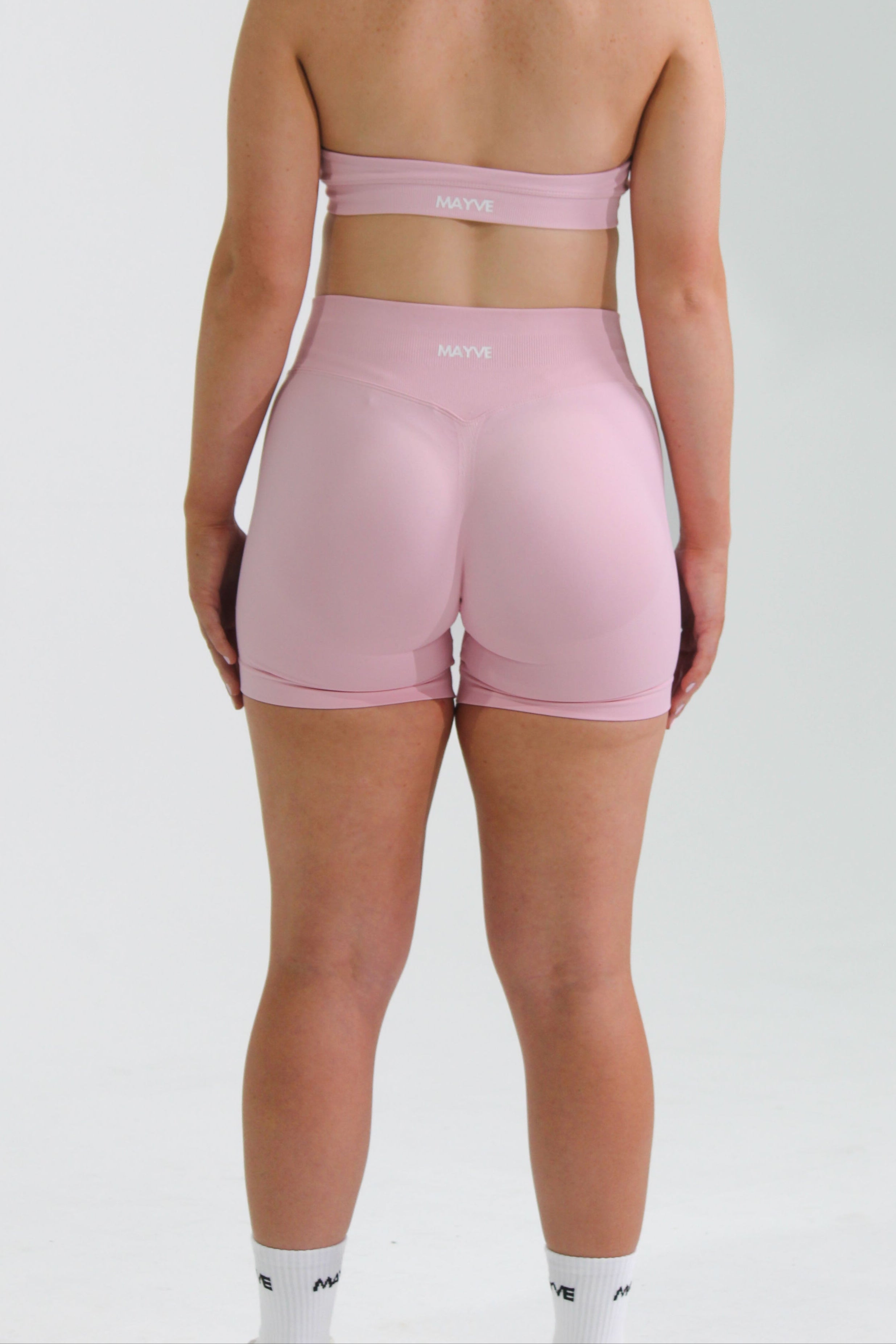 SCULPT SHORTS - BABY PINK