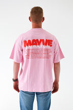 CONFIDENCE CLUB TEE - PINK & RED