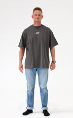 CONFIDENCE CLUB TEE - GREY & PINK