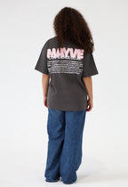 CONFIDENCE CLUB TEE - GREY & PINK