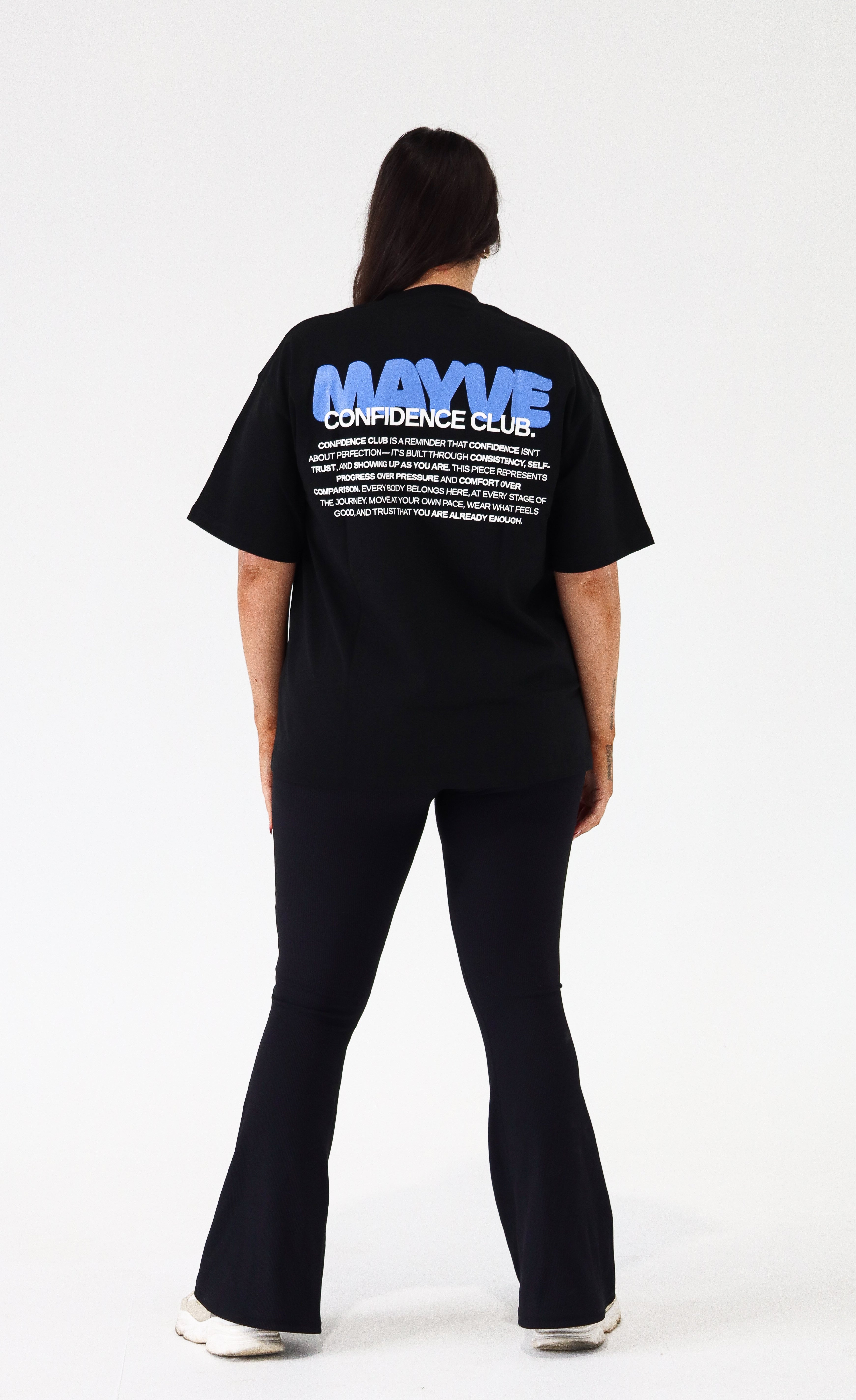 CONFIDENCE CLUB TEE - BLACK & BLUE