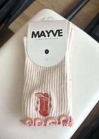 MAYVE GRIP PILATES SOCKS - COWGIRL BOOTS