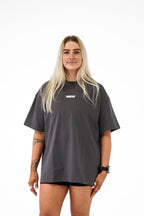 CONFIDENCE CLUB TEE - GREY & PINK