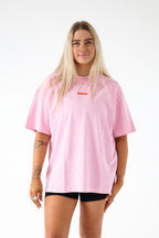 CONFIDENCE CLUB TEE - PINK & RED