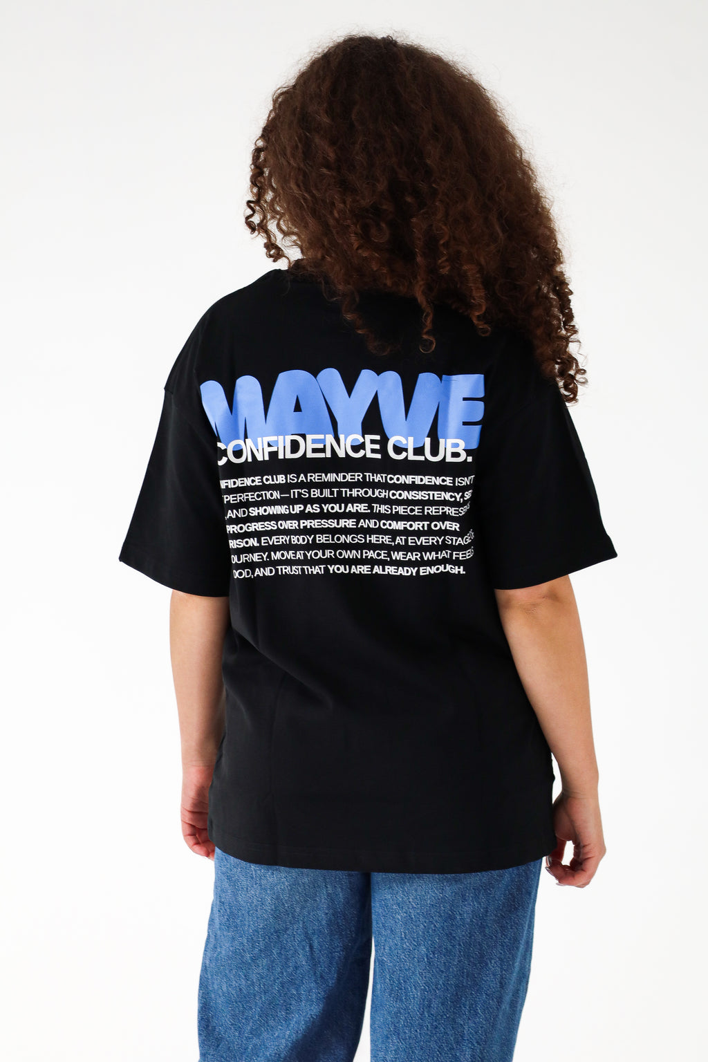 CONFIDENCE CLUB TEE - BLACK & BLUE