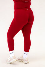 SCULPT LEGGINGS - CHERRY RED