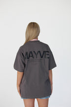CONFIDENT TEE - GREY & BLACK