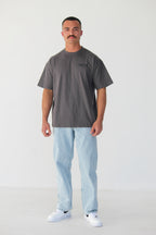CONFIDENT TEE - GREY & BLACK