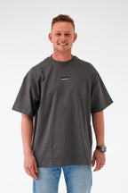 CONFIDENCE CLUB TEE - GREY & BLACK