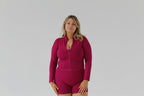 SCULPT ZIP JACKET - ACAI