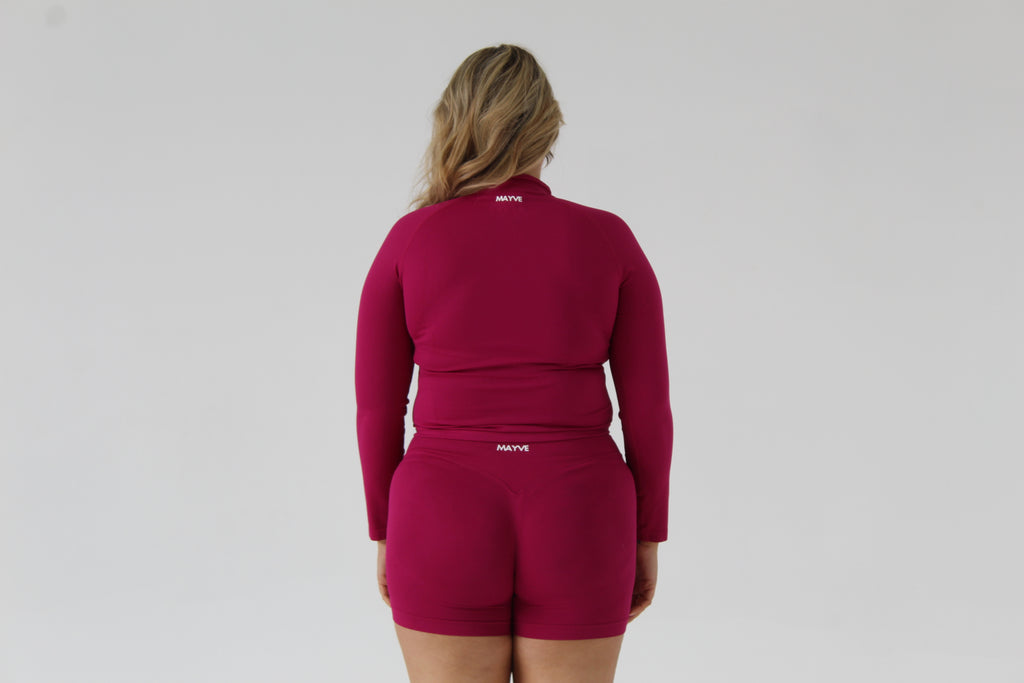 SCULPT ZIP JACKET - ACAI