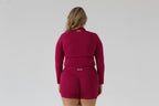 SCULPT ZIP JACKET - ACAI