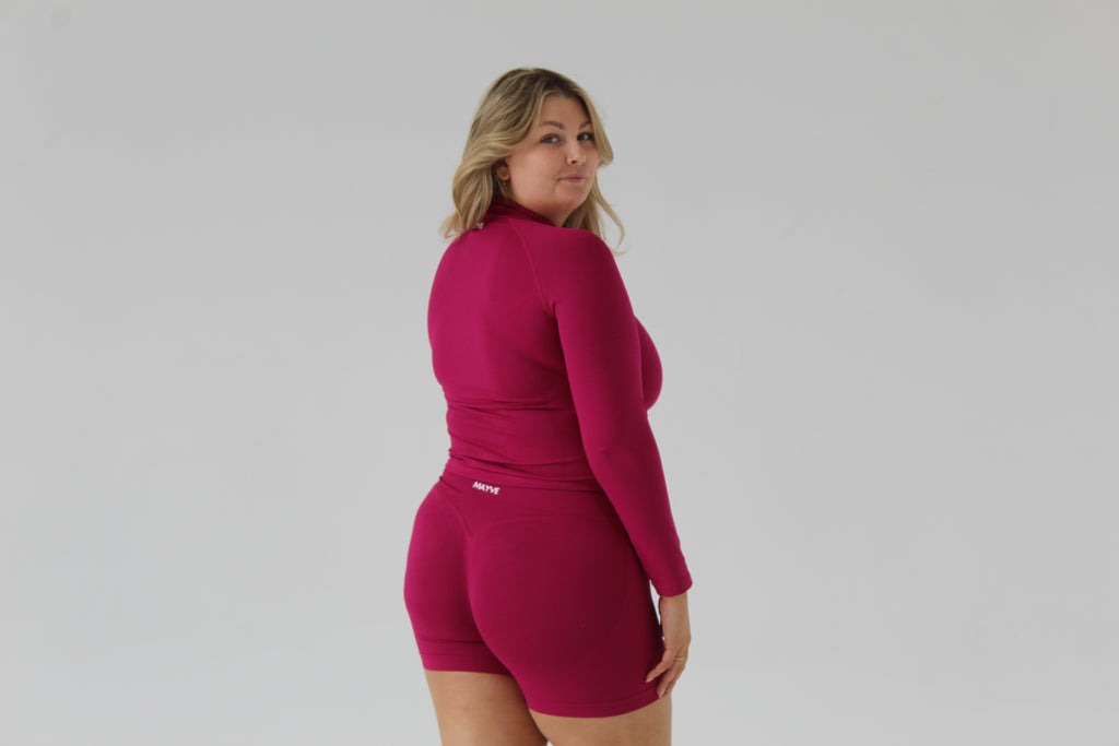 SCULPT ZIP JACKET - ACAI