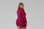 SCULPT ZIP JACKET - ACAI