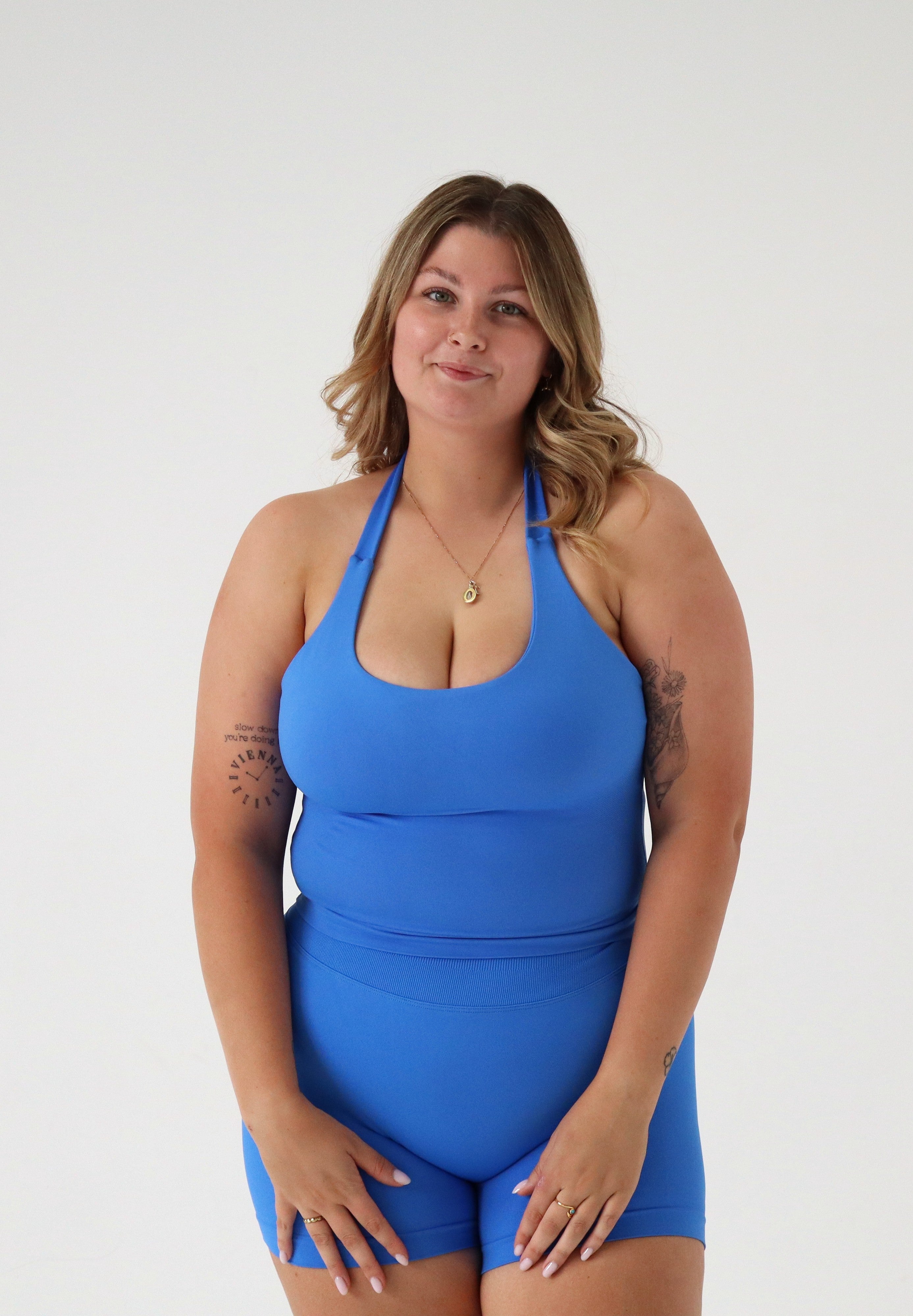 SCULPT TANK - TROPIC BLUE