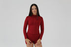 SCULPT ZIP JACKET - CHERRY RED