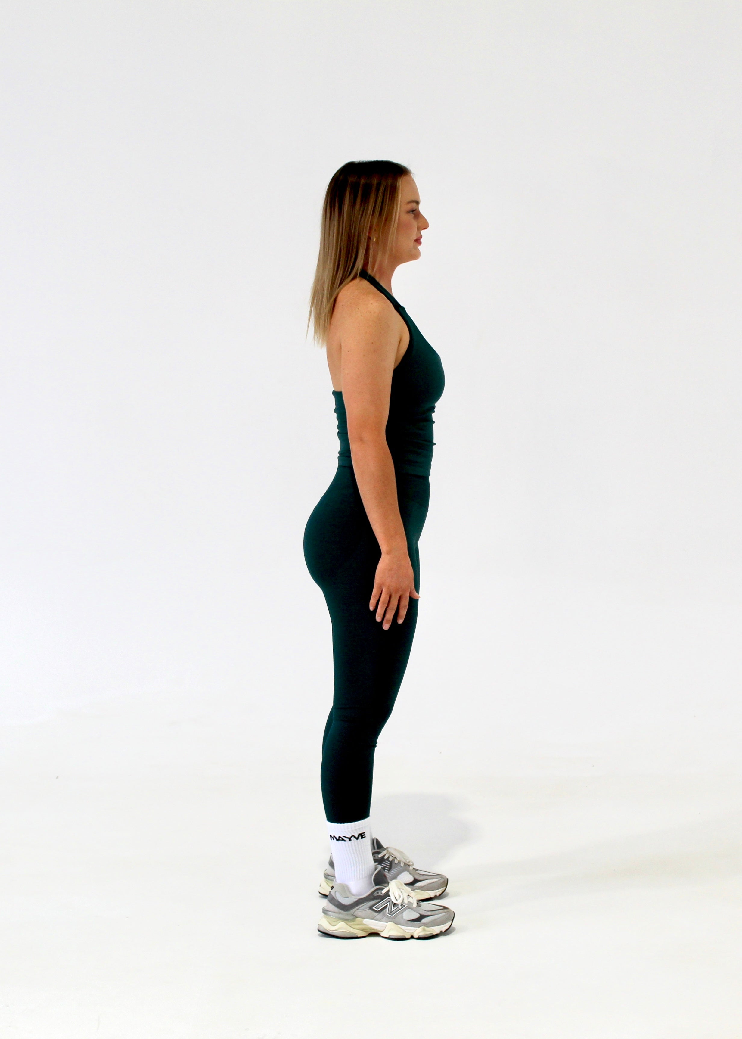 SCULPT LEGGINGS - FOREST GREEN