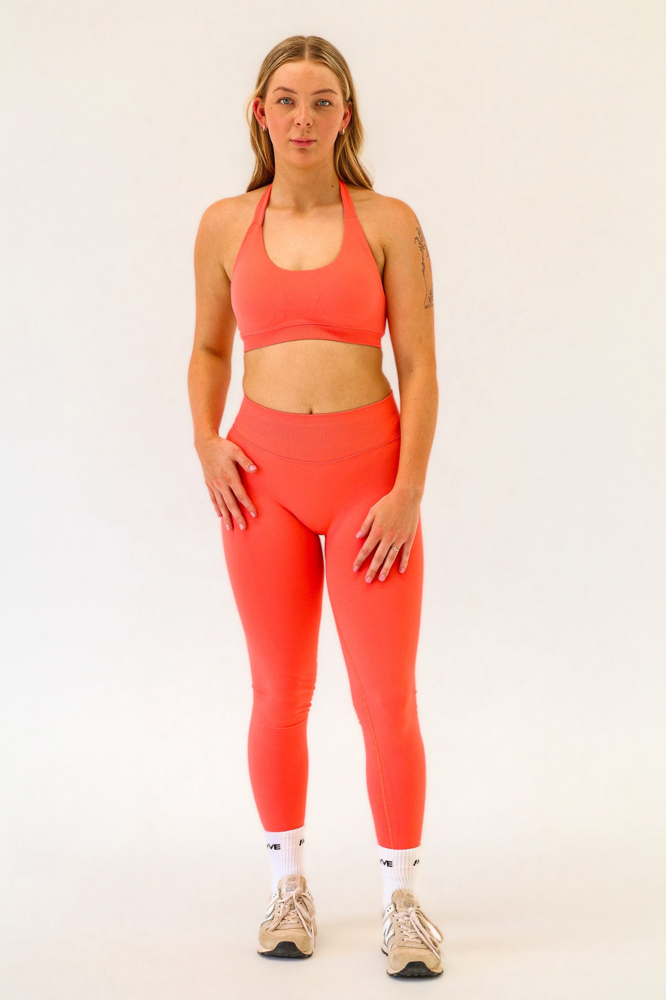 SCULPT LEGGINGS - CORAL