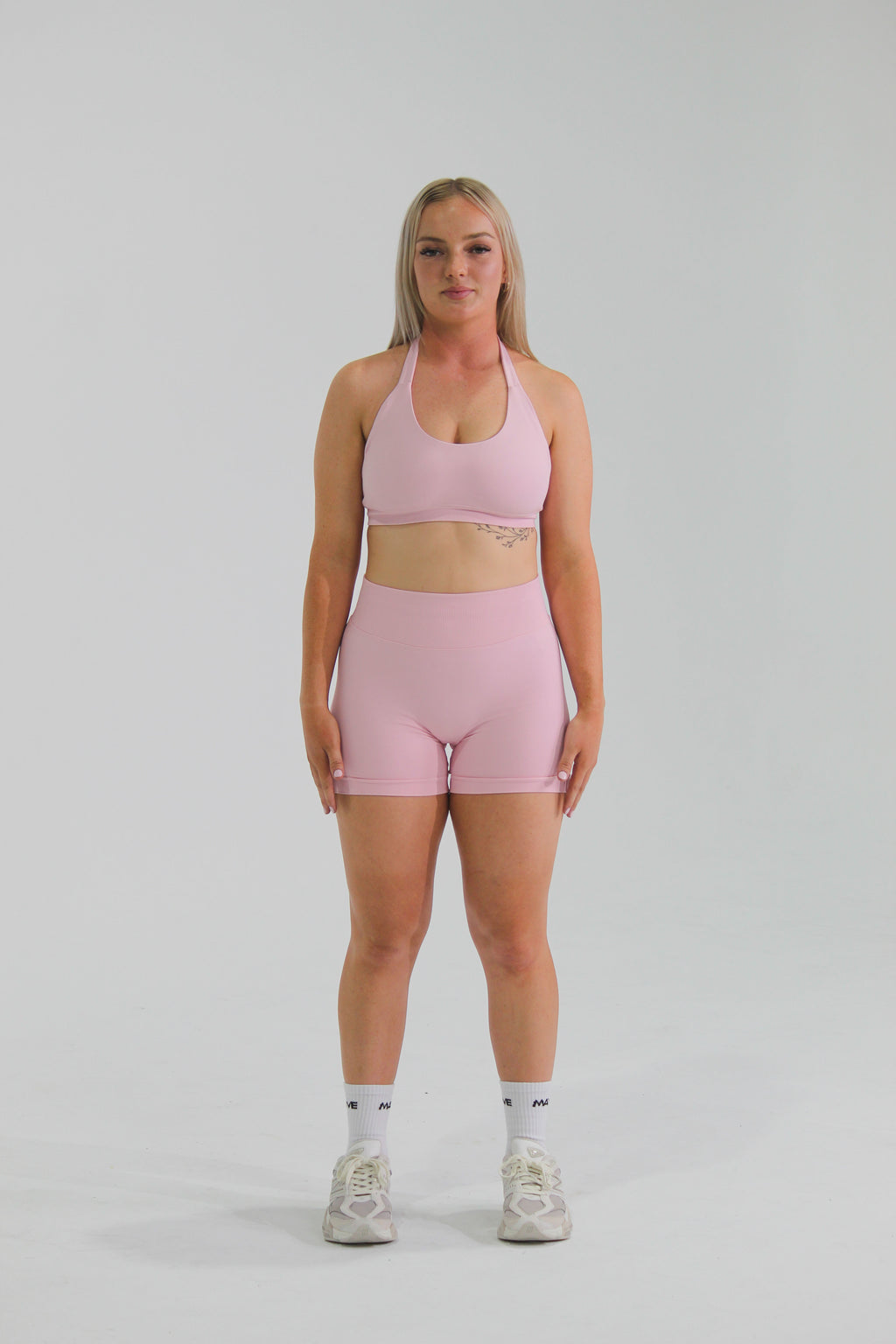 SCULPT SHORTS - BABY PINK