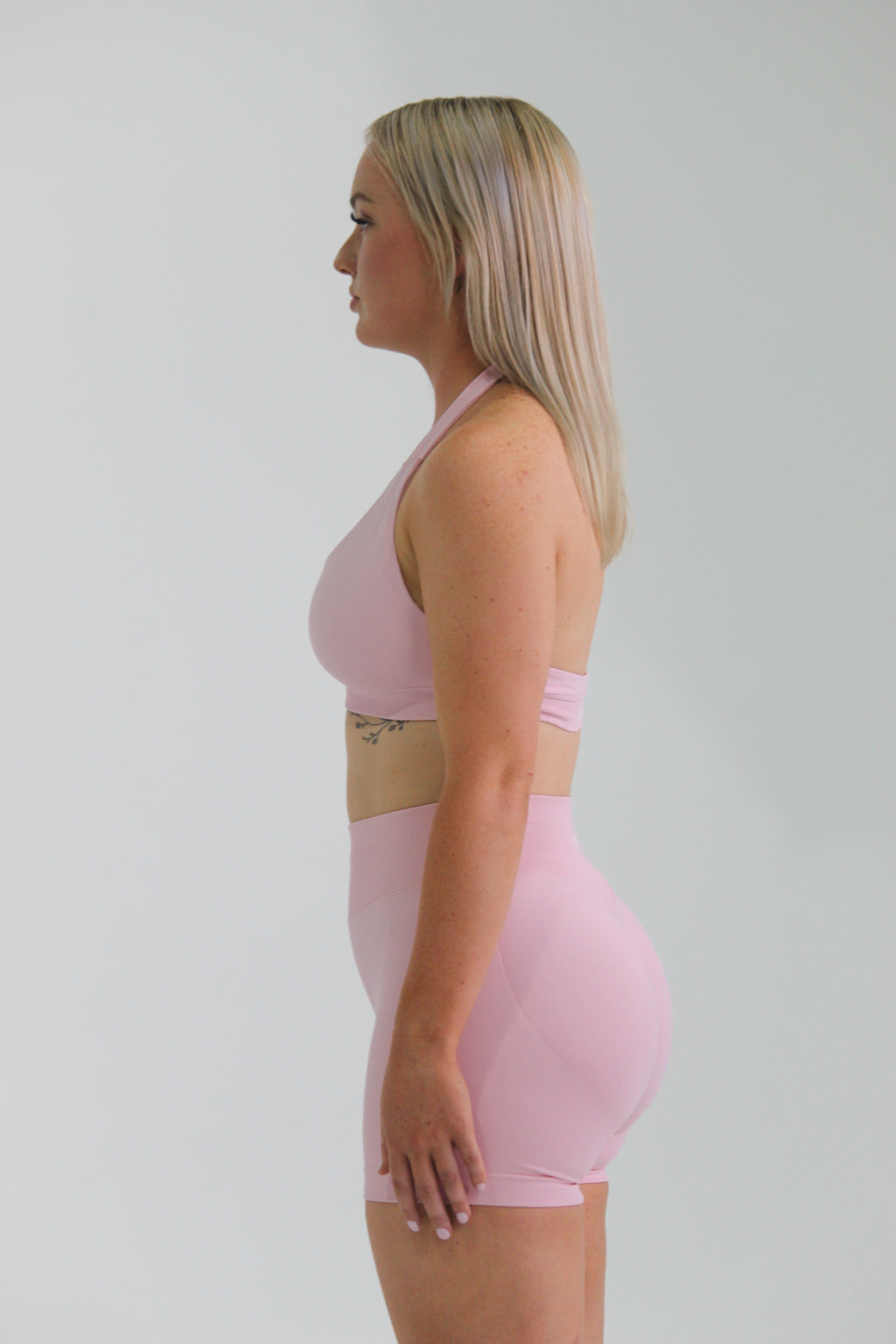 SCULPT SHORTS - BABY PINK