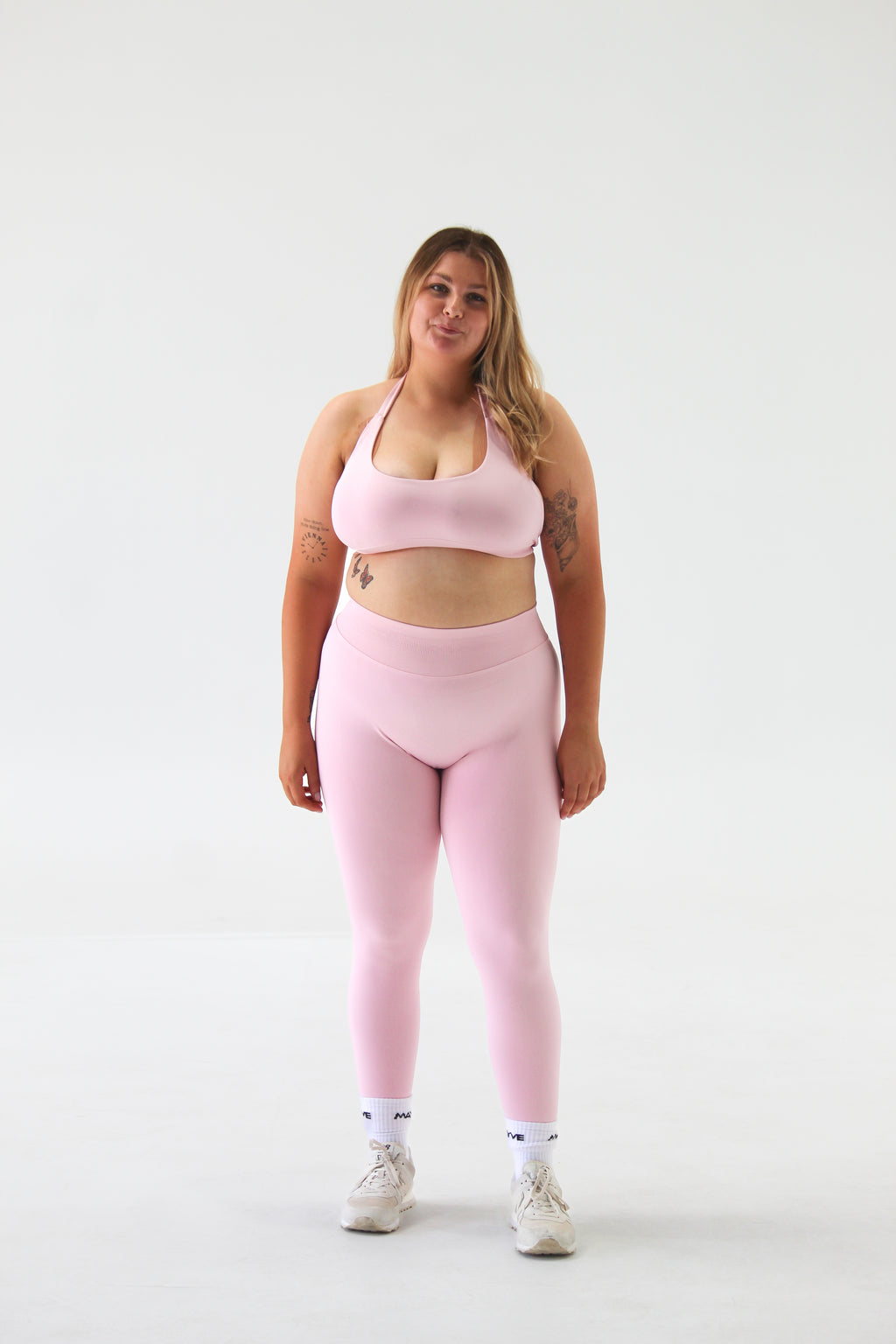 SCULPT LEGGINGS - BABY PINK