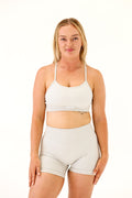 ZAHRA CROP - STONE GREY
