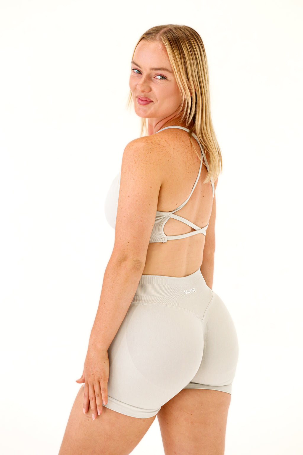 ZAHRA CROP - STONE GREY