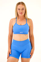 ZAHRA CROP - TROPIC BLUE