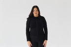 SCULPT ZIP JACKET - ONYX