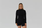 SCULPT ZIP JACKET - ONYX
