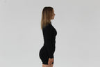 SCULPT ZIP JACKET - ONYX