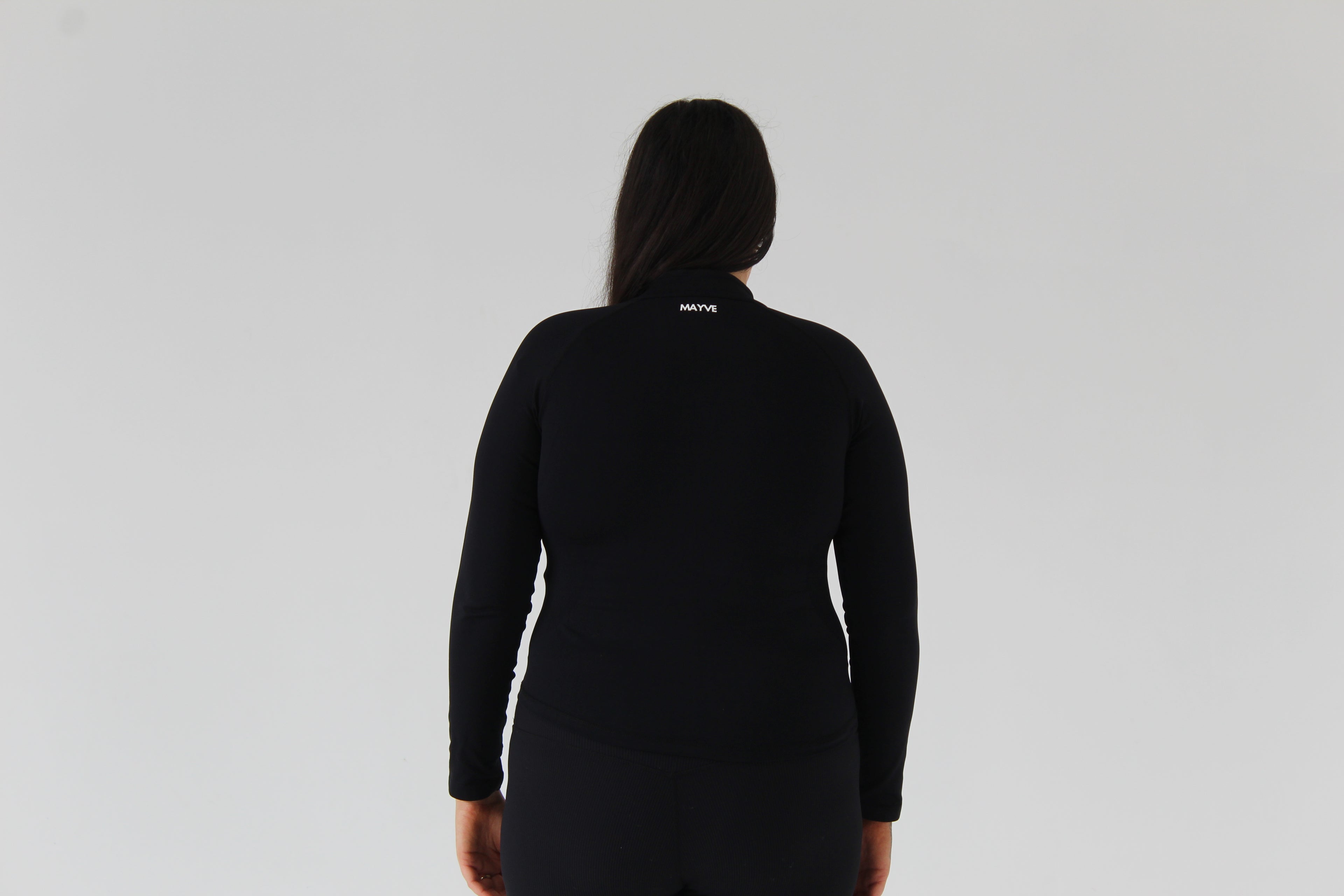 SCULPT ZIP JACKET - ONYX