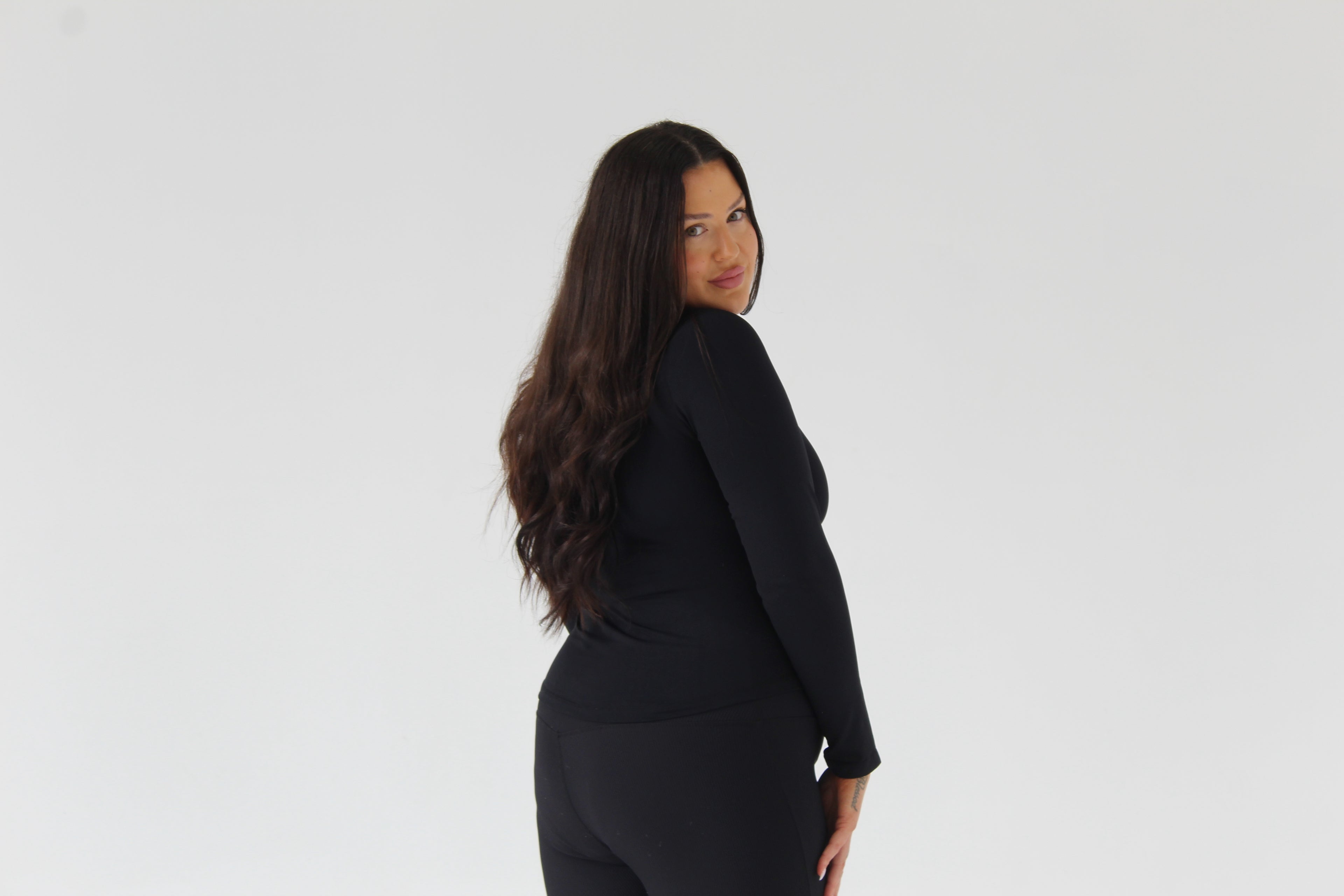 SCULPT ZIP JACKET - ONYX