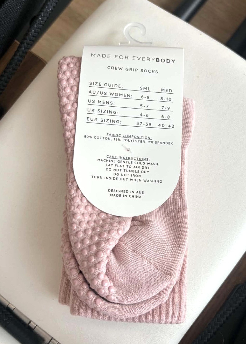 MAYVE GRIP PILATES SOCKS - COWGIRL HAT