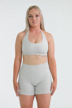 SCULPT SHORTS - STONE GREY
